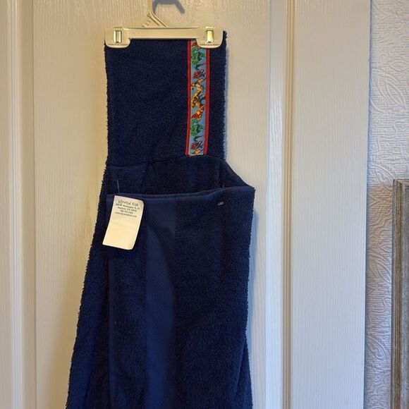 Navy Kids Hooded Bath Towel - NWT - Picture 4 of 6